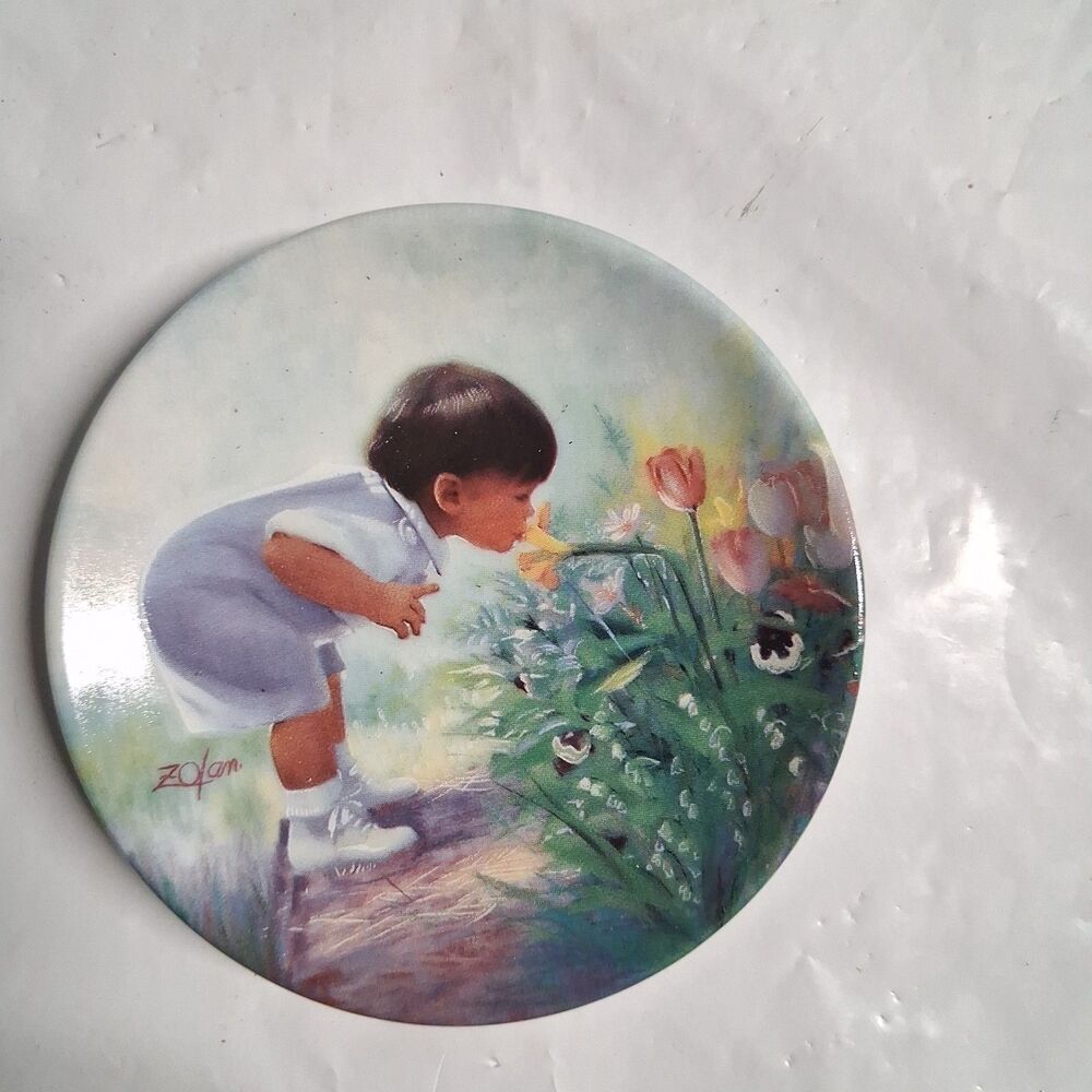 1991 Pemberton & Oakes Donald Zolan “EASTER MORNING” 3 1/4” Mini Plate